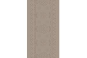 Chemin de table antitache déperlant pur coton brun 54X230 Garnier Thiebaut