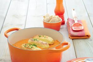Cocotte fonte rond  20 cm volcanique Le Creuset
