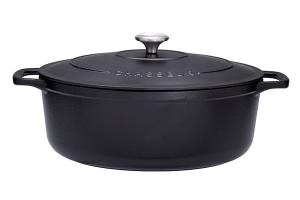 Cocotte Sublime fonte ovale 8,5 L 35 cm noir Chasseur