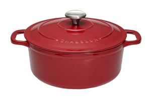 Cocotte sublime fonte rond 4 L 24 cm rouge Chasseur