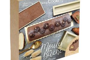 Coffret bûches 3 moules Scrapcooking