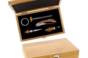 Coffret sommelier bambou 5 pièces Pradel Excellence