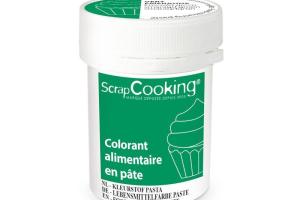 Colorant alimentaire en pâte 20 g - Vert émeraude Scrapcooking