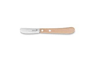 Couteau à beurre lame inox 6 cm manche hêtre naturel Essentiel Déglon