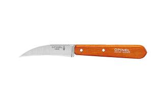 Couteau à légumes N°114 lame inox 7 cm coloris mandarine Opinel