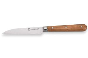 Couteau Office bois d'olivier lame inox 8 cm Mathon