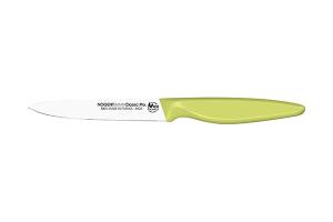 Couteau d'office lame lisse 11 cm vert anis Bio sourcé Nogent