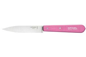 Couteau office N°112 lame inox lisse 10 cm fuchsia Opinel