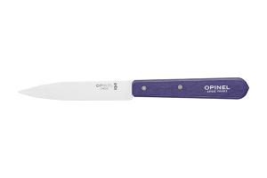 Couteau office N°112 lame lisse inox 10 cm violet Opinel
