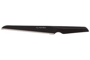 Couteau à pain 20 cm noir Passion Marmiton