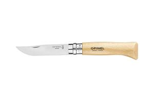 Couteau pliant tradition N°8 Inox 8,5 cm manche en hêtre Opinel