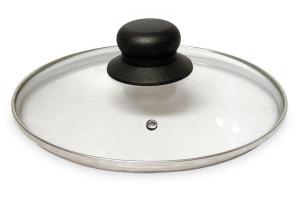 Couvercle en verre cerclé inox 24 cm Baumalu