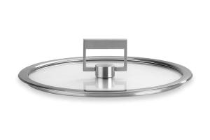 Couvercle verre poignée carrée Strate 14 cm Cristel