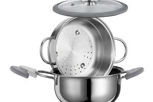 Cuiseur vapeur Premium inox 22 cm 3, 8 L Inoxriv