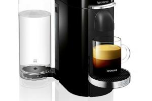 De'longhi - DeLonghi mc de dl-nespresso ENV120.WAE fxhu 0132192009 Machine à capsules blanc/noir avec Aeroccino