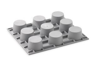 Elastomoule 9 mini-muffins De Buyer