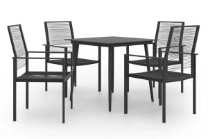 Ensemble de salle à manger de jardin meuble extérieur 5 pièces 02_0013695