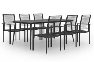 Ensemble de salle à manger de jardin meuble extérieur 7 pièces 02_0013913