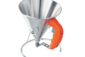 Entonnoir à piston orange De Buyer