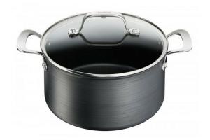 Faitout aluminium 24cm avec couvercle - g2564602 Tefal noir
