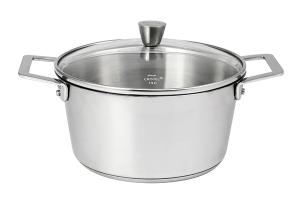 Faitout inox avec couvercle 1826 24 cm 4,3 L Cristel