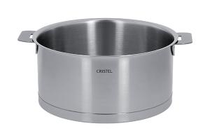 Faitout inox Strate 24 cm 5,1 L Cristel