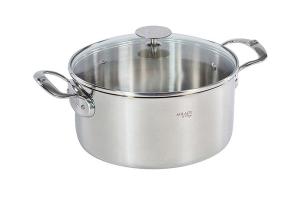 Faitout Milady acier inoxydable 24 cm De Buyer