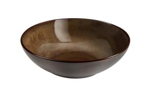 Feeling Bronze - Assiette salade et pâtes 18 cm (lot de 6) Médard de Noblat