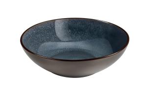 Feeling Indigo - Assiette salade et pâtes 18 cm (lot de 6) Médard de Noblat