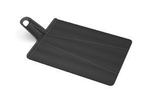 Grande planche à découper pliable 45 cm noire Chop2Pot Joseph Joseph
