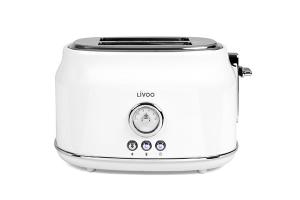 Grille pains retro 2 fentes DOD181W Livoo