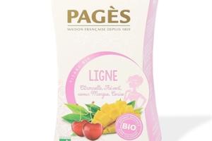 Infusion ligne mangue cerise 24 sachets Pagès