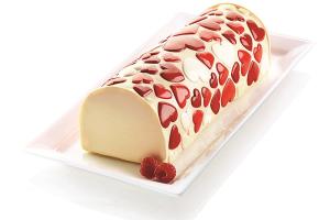 Kit moule bûche et tapis silicone Magic Love Silikomart