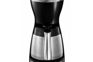 De'Longhi De Longhi Autentica ICM 16731 - Machine à café filtre - 1,25 L - 1200 W - Noir - Acier inoxydable (0132301134)