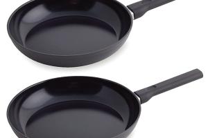 Lot de 2 poêles antiadhérentes Céramique Plus 24 et 28 cm  Mathon