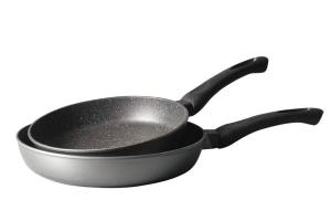 Lot 2 Poêles avec revêtement Dur comme la pierre 20 et 24 cm Mathon