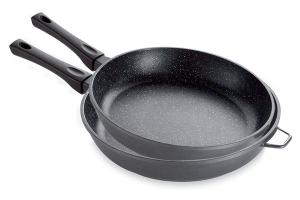 Lot 2 Poêles avec revêtement Dur comme la pierre 28 et 32 cm Mathon