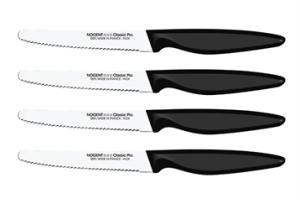 Lot de 4 couteaux de table Classic Pro lame crantée Nogent