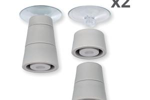 Lot de 8 pieds pour couvre plaques de protection en verre Wenko by Maximex