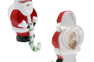 Lot de 8 Ventouses Père-Noël pour guirlandes Astuceo