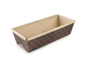 Lot de 4 Moules à cake jetables 25 x 10 cm Ibili