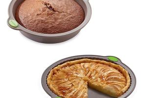 Lot moule à manqué  24 cm et moule à tarte 26 cm Rigiflex Mathon