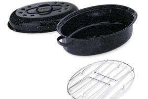Lot Roaster 2 4 personnes avec grille Graniteware