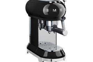 Machine à café expresso noir 1 L 1350 W ECF01BLEU Smeg