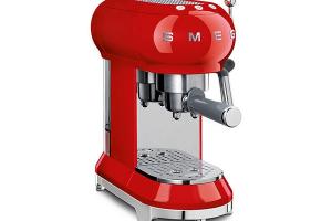 Machine à café expresso rouge 1 L 1350 W ECF01RDEU Smeg