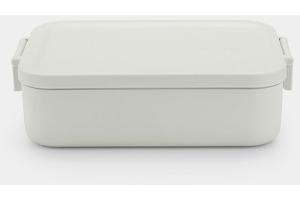 Make&take porte-repas lunch box m gris clair