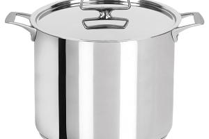 Marmite tout inox et couvercle Castel'Pro 24 cm Cristel