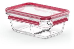 Masterseal fresh verre, boîte alimentaire rectangulaire 0,8 l + séparateur, conservation des aliments, empilable, compatib - Tefal