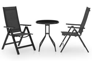 Mobilier de bistro 3 pièces noir et anthracite 02_0014542