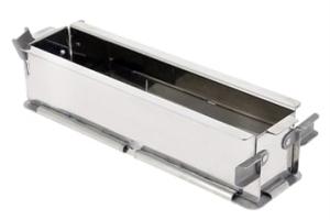 Moule à pâté croûte inox Géo forme 24 cm De Buyer
